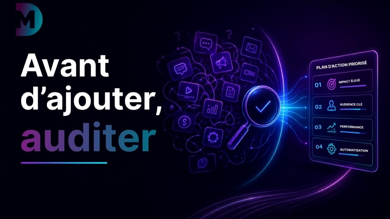 Votre marketing digital n’a peut-être pas besoin de plus de budget. Il a peut-être besoin d’un audit